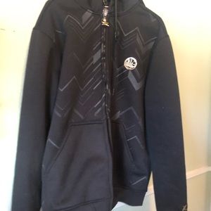 Warriors zip up sweatshirt never been worn